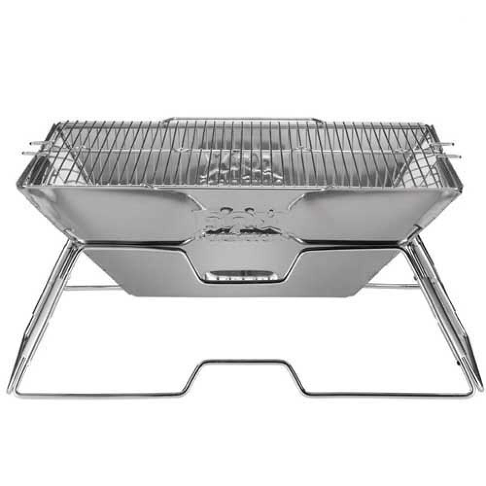 1 Large Folding Charcoal Stainless Steel BBQ Grill in Pakistan